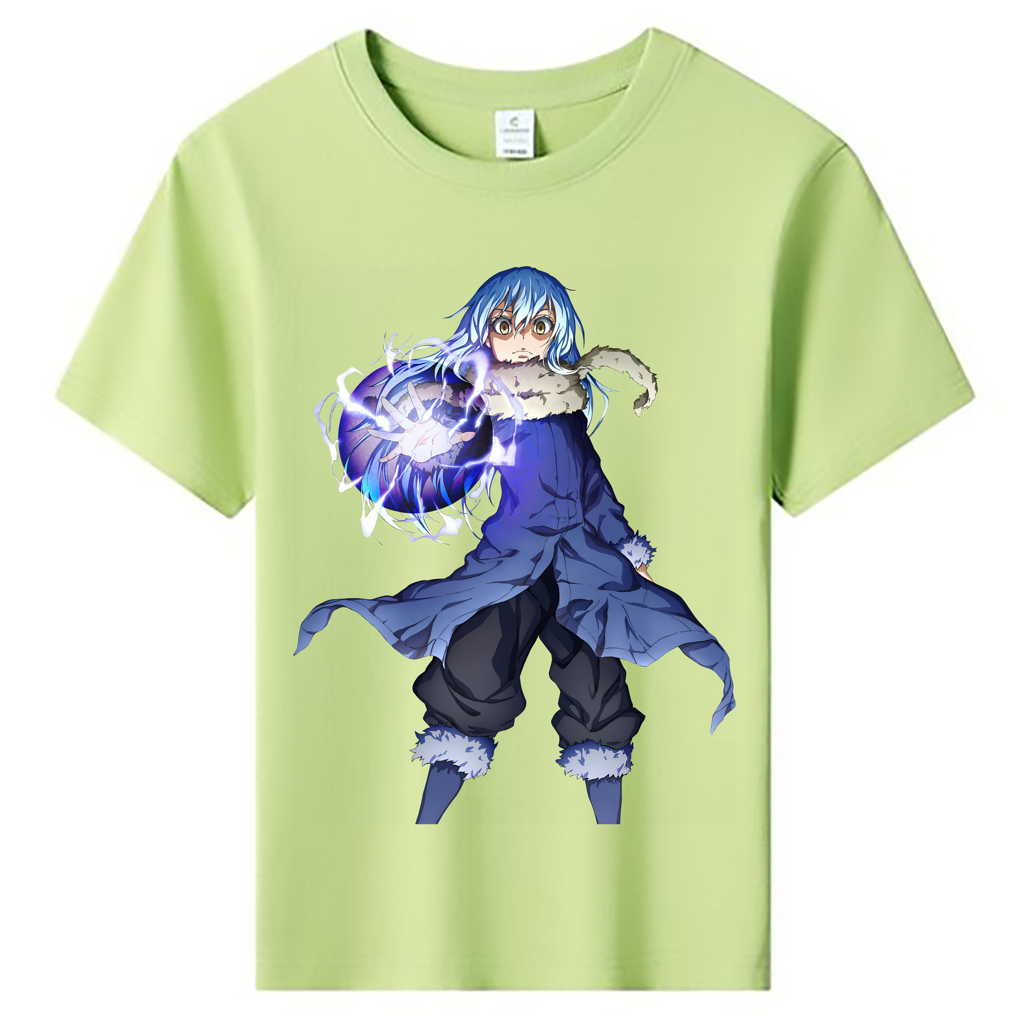 （画像用） 転スラ Regarding Reincarnated to Slime 綿100％キッズTシャツ（フロントプリント）
